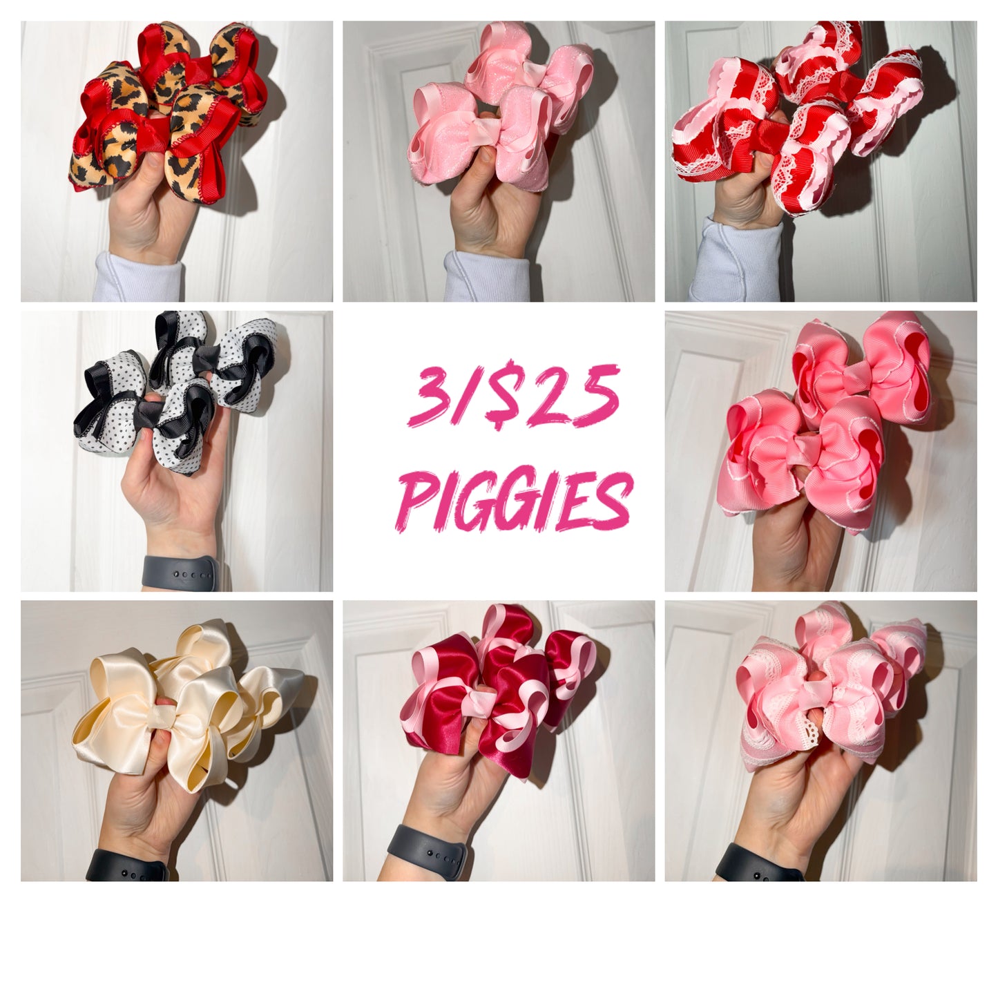 3/$25 piggies