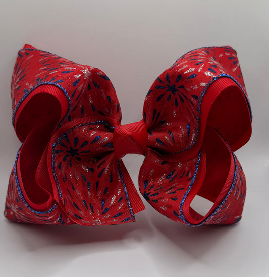 Light up red bow