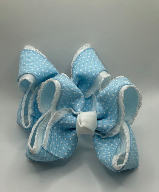 Blue bitty dot piggies